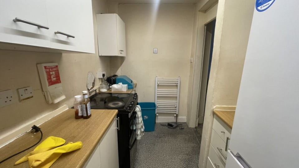 Kitchen before refurbishment